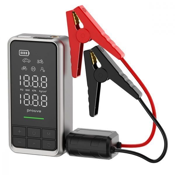 Автомобільний пускозарядний пристрій + Насос Proove Air Jump 10400mAh 1000A (JSAP10400203) Gray 355842 фото
