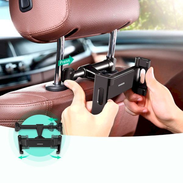 Автомобільний тримач UGREEN LP160 Car Headrest Mount Holder (60108) Black 288254 фото