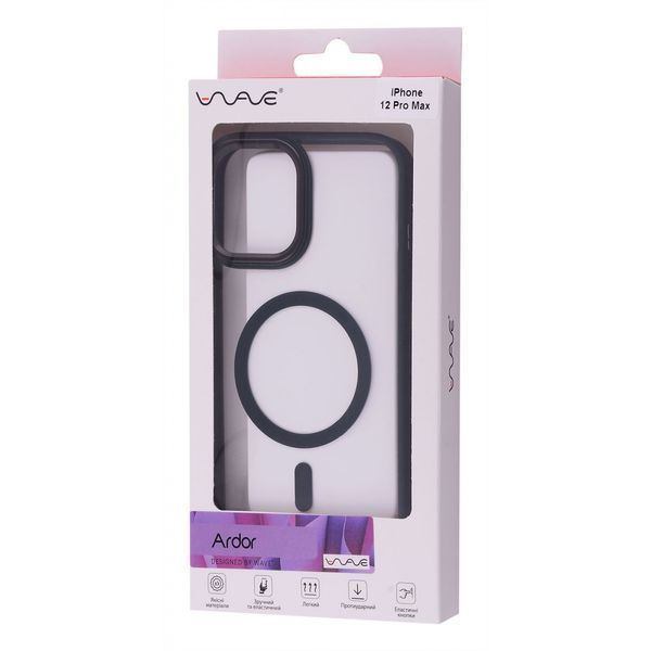 Чохол WAVE Ardor Case with Magnetic Ring iPhone 12 Pro Max black 333440 фото