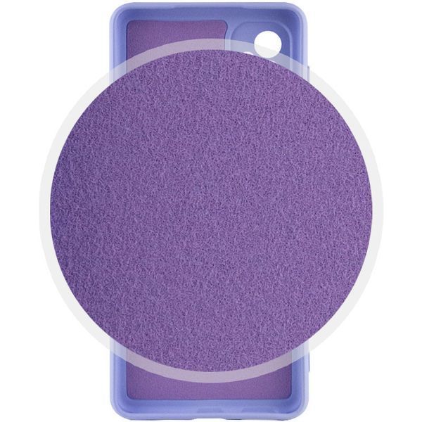 Чохол Silicone Cover Lakshmi Full Camera (A) для Samsung Galaxy A04s Бузковий / Dasheen 260500 фото
