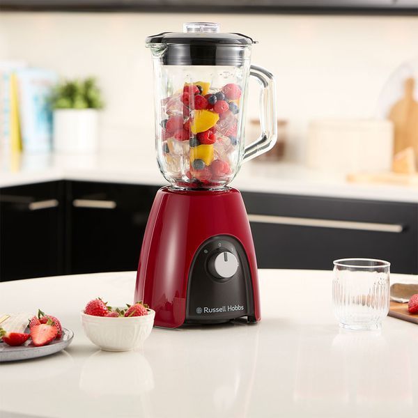 Блендер Russell Hobbs стаціонарний Desire Red, 650Вт, чаша-1500мл, червоний (27120-56) 362261 фото