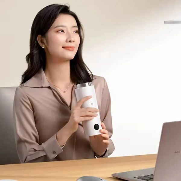 Електричний термос Xiaomi MiJia Portable Electric Cup 2 350ml (MJDRB02PL) White 321879 фото