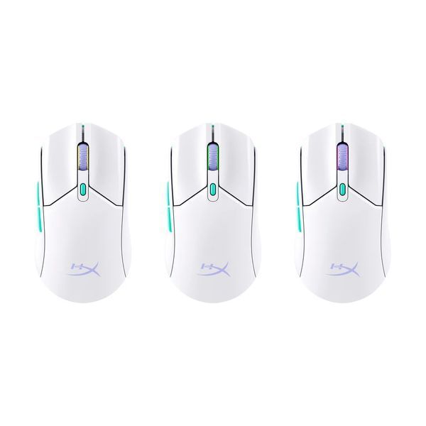 Миша HyperX Pulsefire Haste 2 Core, RGB, WL/BT, білий (8R2E7AA) 365981 фото