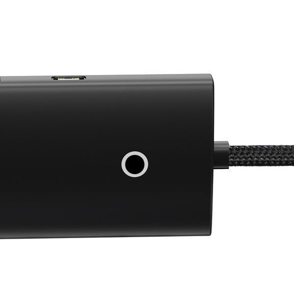 HUB Baseus Lite Series 4-in-1 Black (USB-A To USB 3.0*4) (0.25m) (WKQX030001) 268490 фото