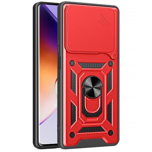 Чохол Ummi Camshield Serge Ring для Xiaomi Poco F7 Червоний 400778 фото