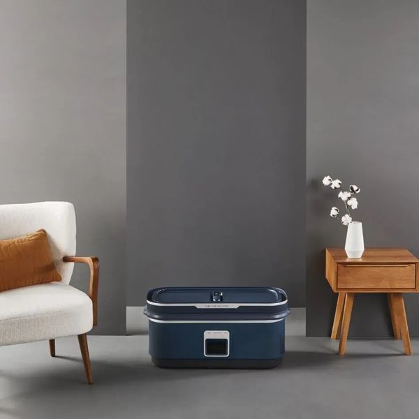 Автоматична парова шафа Tefal Care For You First, 1500Вт, 1200мл, паровий удар -35гр, синій (YT2020E0) 374597 фото