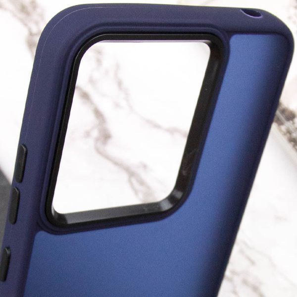 Чохол TPU+PC Lyon Frosted для Xiaomi Redmi 13C / Poco C65 Navy Blue 285807 фото