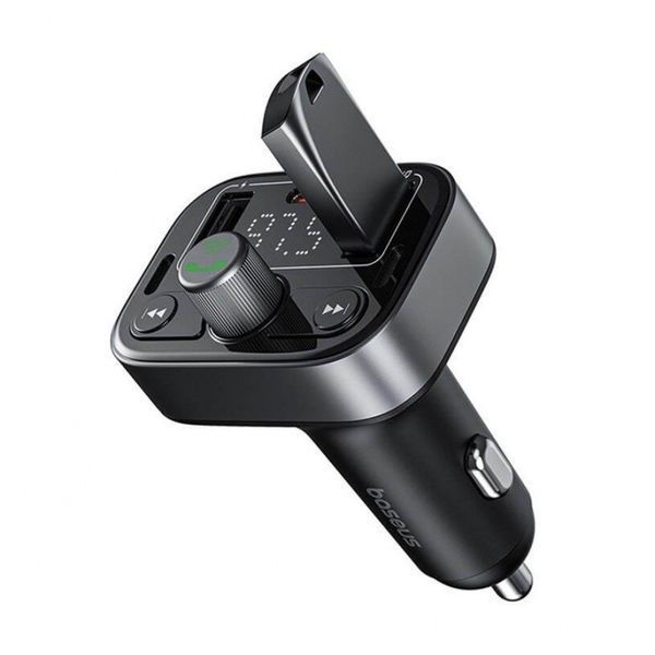 АЗП Baseus FM Launcher S-09 Pro 35W (PD+QC3.0) Type-C+2USB (C10762200113-00) black 396927 фото