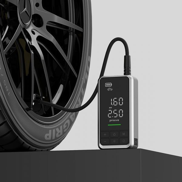 Автомобільний пускозарядний пристрій + Насос Proove Air Jump 10400mAh 1000A (JSAP10400203) Gray 355842 фото