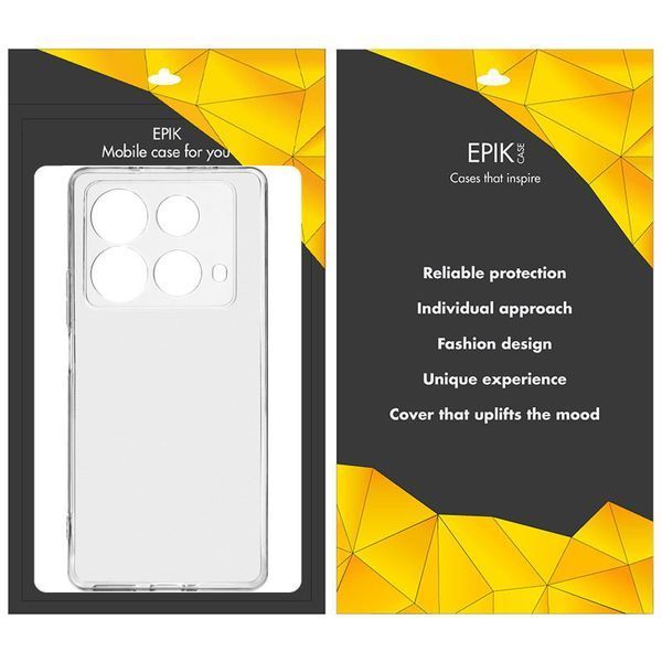 TPU чохол Epic Transparent 1,5mm Full Camera для Infinix Note 40 4G Безбарвний (прозорий) 326537 фото