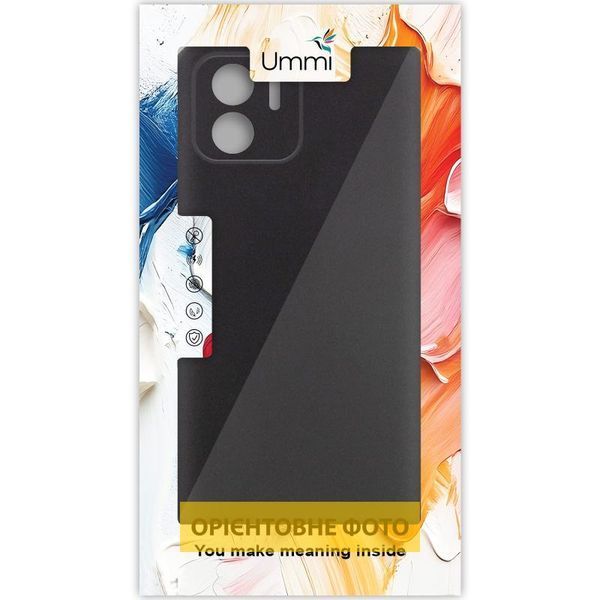 Чохол Silicone Cover Ummi Lakshmi Full Camera (AA) для Xiaomi Redmi A1+ / A2+ Чорний / Black 399632 фото