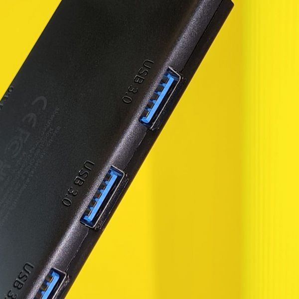HUB Baseus Lite Series 4-in-1 Black (USB-A To USB 3.0*4) (0.25m) (WKQX030001) 268490 фото