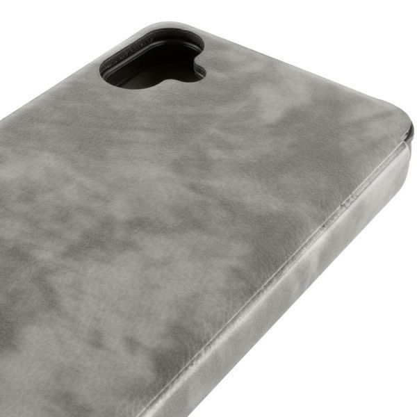 Шкіряний чохол-книжка Belora для Samsung Galaxy A07 Gray 392283 фото
