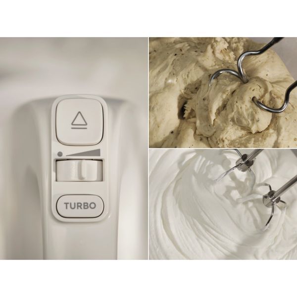 Міксер Electrolux стаціонарний 500Вт, насадки-4, чаша-метал, 3.5л, білий (ESM4W) 368973 фото