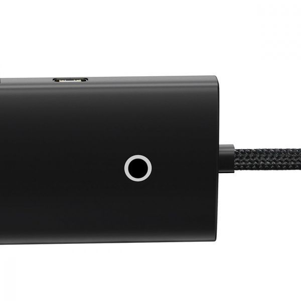 HUB Baseus Lite Series 4-in-1 Black (USB-A To USB 3.0*4) (0.25m) (WKQX030001) 268490 фото
