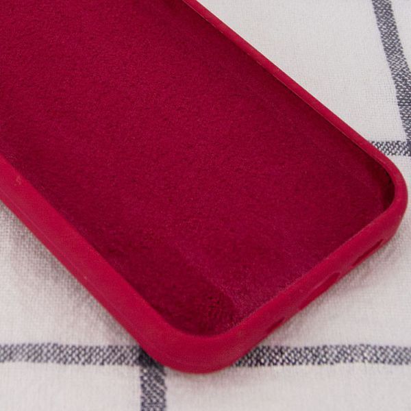 Чохол Silicone Case Full Protective (AA) NO LOGO для Apple iPhone 11 (6.1") Червоний / Rose Red 314826 фото