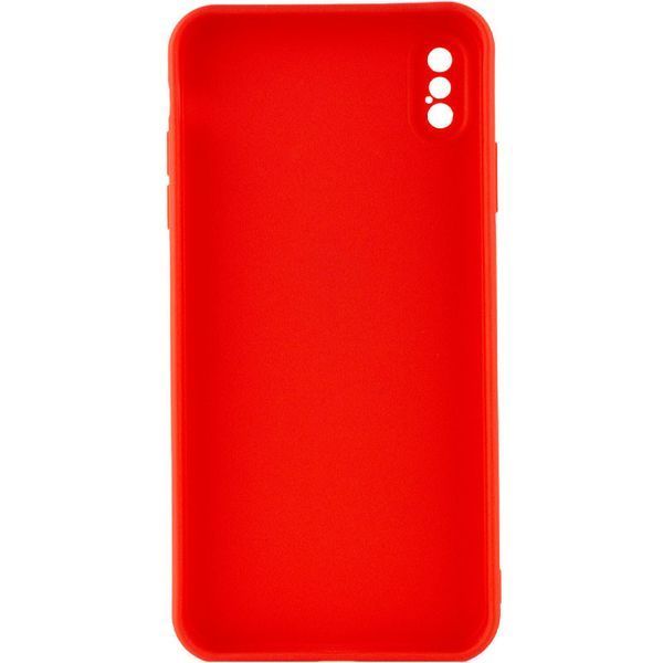 Силіконовий чохол Candy Full Camera для Apple iPhone XS Max (6.5") Червоний / Red 206020 фото