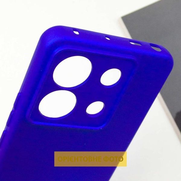Чохол TPU GETMAN Liquid Silk Full Camera для Xiaomi Poco X6 / Note 13 Pro 5G Синій / Iris 397751 фото