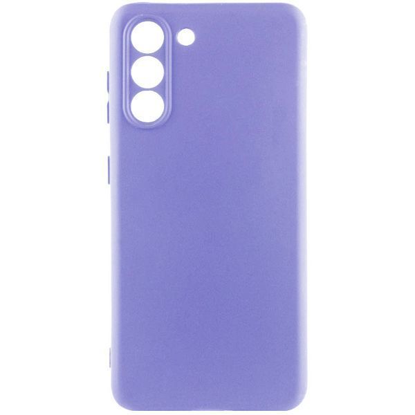 Чохол Silicone Cover Lakshmi Full Camera (A) для Samsung Galaxy S23 Бузковий / Dasheen 263924 фото
