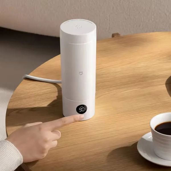 Електричний термос Xiaomi MiJia Portable Electric Cup 2 350ml (MJDRB02PL) White 321879 фото