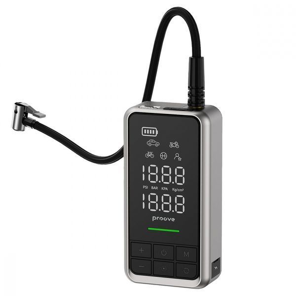 Автомобільний пускозарядний пристрій + Насос Proove Air Jump 10400mAh 1000A (JSAP10400203) Gray 355842 фото