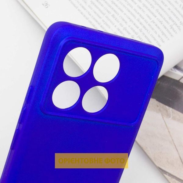 Чохол TPU GETMAN Liquid Silk Full Camera для Xiaomi Poco X6 / Note 13 Pro 5G Синій / Iris 397751 фото