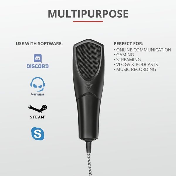 Мікрофон Trust GXT 232 Mantis Streaming USB (22656_TRUST) 361957 фото