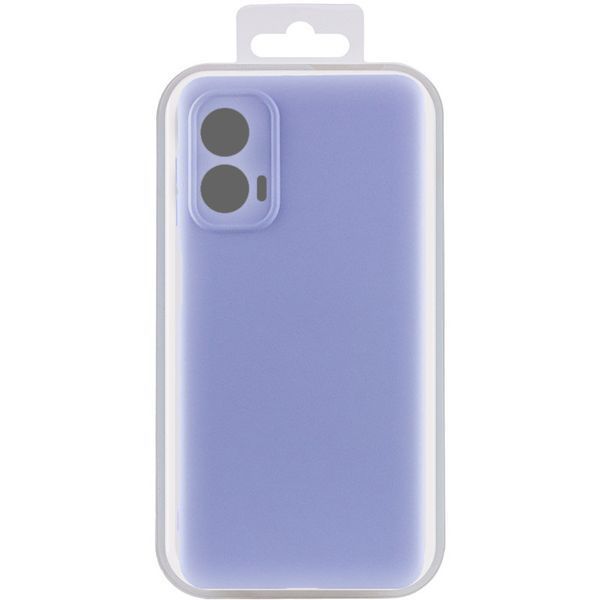 Чохол Silicone Cover Lakshmi Full Camera (AA) для Motorola Moto G24 Бузковий / Dasheen 315840 фото