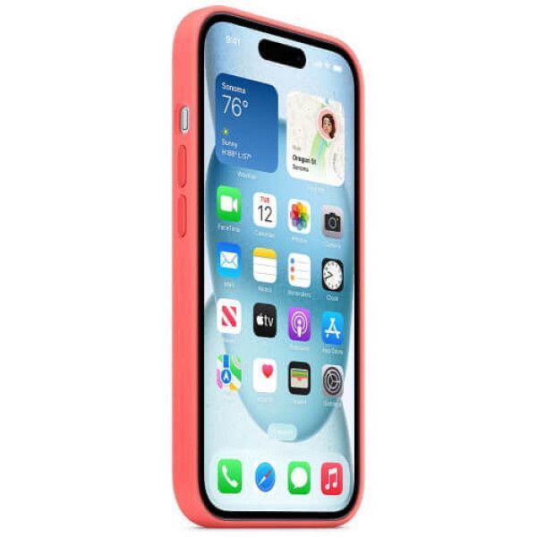 Чохол-накладка Apple iPhone 15 Plus Silicone Case with MagSafe - Guava (MT163) 281786 фото