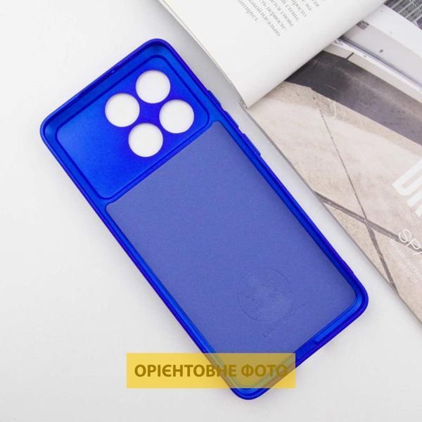 Чохол TPU GETMAN Liquid Silk Full Camera для Xiaomi Poco X6 / Note 13 Pro 5G Синій / Iris 397751 фото