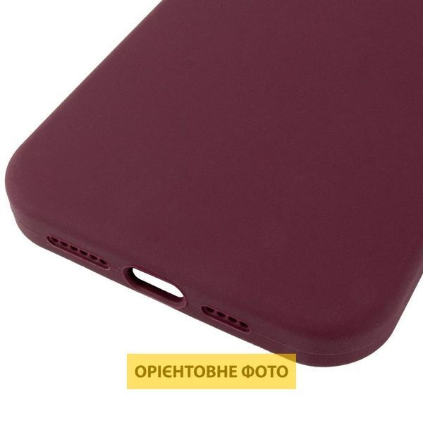 Чохол Silicone Case (AA) Logo with MagSafe для Apple iPhone 17 Pro Max (6.9") Бордовий / Plum 393034 фото
