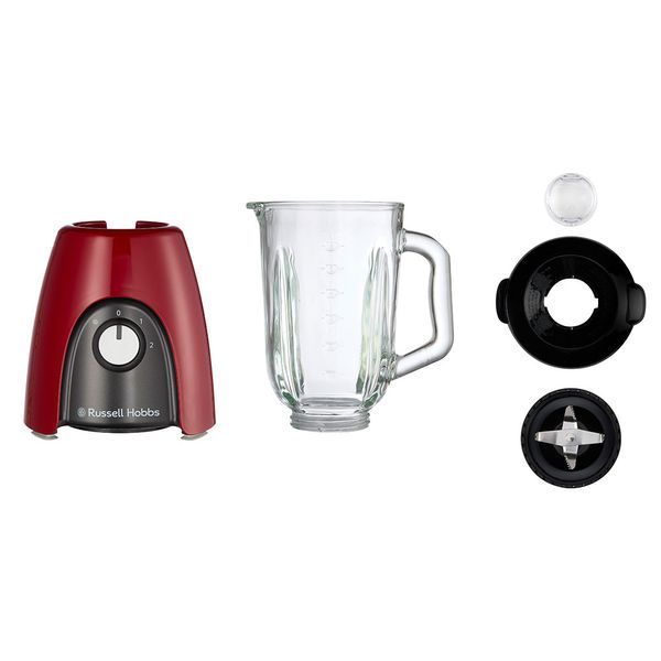 Блендер Russell Hobbs стаціонарний Desire Red, 650Вт, чаша-1500мл, червоний (27120-56) 362261 фото