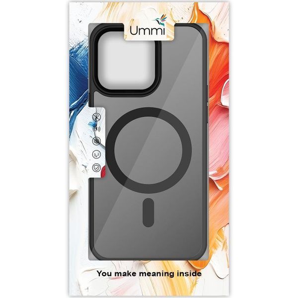Чохол Ummi Colorful with MagSafe для Apple iPhone 13 Pro (6.1") Чорний / Black 401934 фото