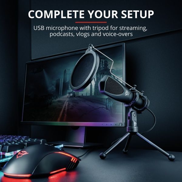 Мікрофон Trust GXT 232 Mantis Streaming USB (22656_TRUST) 361957 фото