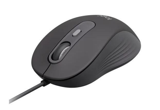 Маніпулятор миша дротова LOGITECH Signature M520 Wired Mouse for Business - GRAPHITE - USB - N/A - EMEA28i-935 - USB-C 388060 фото