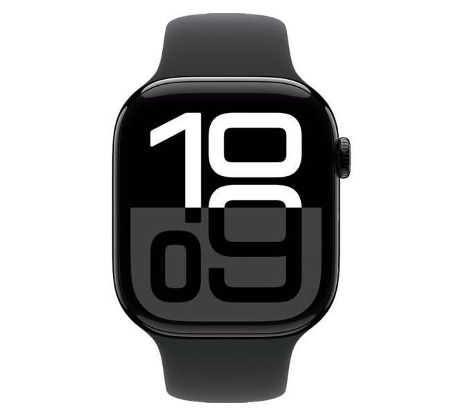 Смарт-годинник Apple Watch Series 10 GPS 46mm Jet Black Aluminium Case with Black Sport Band M/L MWWQ3 320054 фото