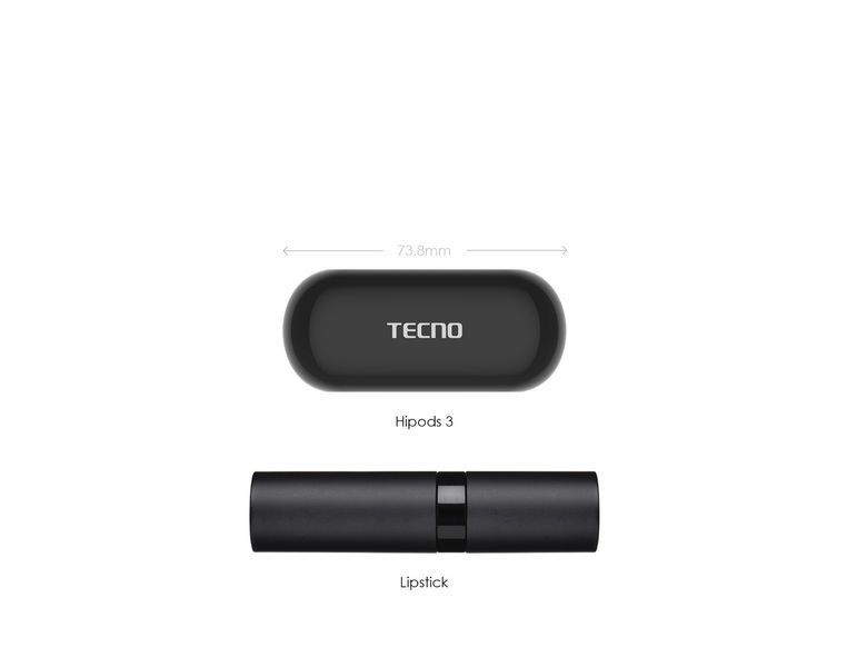 Навушники TECNO Hipods H3 Black (4895180768019) 364883 фото