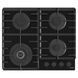 Варильна поверхня Gorenje газова на склі, 60см, чавун, чорний (GKTW642SYB) 369535 фото 1