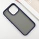 TPU+PC чохол Metal Buttons для Apple iPhone 16 Pro Max (6.9") Синій 318276 фото 4