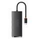 HUB Baseus Lite Series 4-in-1 Black (USB-A To USB 3.0*4) (0.25m) (WKQX030001) 268490 фото 3