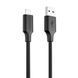 Кабель Proove Striped Silicone Lightning (1M) (CCSS00001101) Black 316288 фото 1