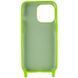 Чохол TPU two straps California для Apple iPhone 12 Pro / 12 (6.1") Салатовий 255729 фото 3