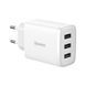 Зарядний Пристрій Baseus Compact 17W (3USB) (CCXJ020102) White 261199 фото 1