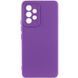 Чохол TPU GETMAN Liquid Silk Full Camera для Samsung Galaxy A53 5G Фіолетовий / Purple 345339 фото 1