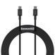 Кабель Baseus Superior Series Fast Charging Data USB кабель Type-C To Type-C 100 W 2М (CATYS-C01) Black 252268 фото 1