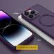 TPU чохол Bonbon Metal Style with MagSafe для Apple iPhone 16 Pro Max (6.9") Фіолетовий / Dark Purple 322921 фото 6