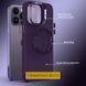 TPU чохол Bonbon Metal Style with MagSafe для Apple iPhone 16 Pro Max (6.9") Фіолетовий / Dark Purple 322921 фото 2