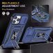 Ударостійкий чохол Camshield Army Ring для Apple iPhone 13 Pro (6.1") Синій / Navy 320103 фото 2