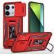 Ударостійкий чохол Camshield Army Ring для Xiaomi Redmi Note 13 4G Червоний / Red 315914 фото 1