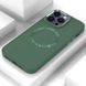TPU чохол Bonbon Metal Style with MagSafe для Apple iPhone 16 Pro Max (6.9") Зелений / Pine green 322925 фото 2